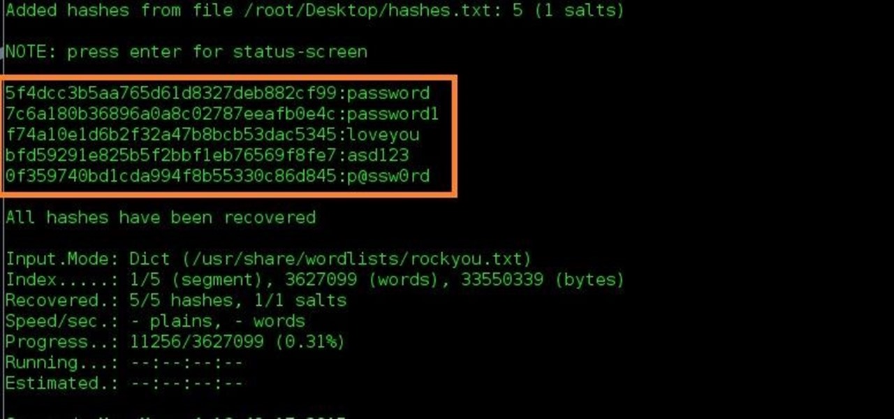 How To Identify And Crack Hashes Null Byte Wonderhowto