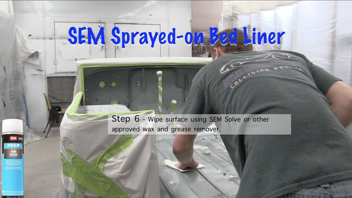 How to Apply Sprayed on Bedliner