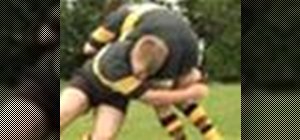 Tackle successfully in rugby