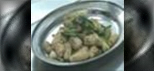 Make Chinese stir fried ginger squid