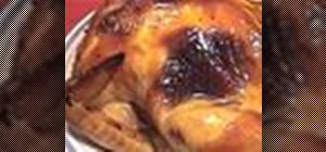 Cook a Chinese roasted chicken with oyster sauce