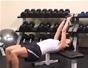 Do a dumbbell pullover back exercise