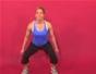 Exercise with the walking side lunge