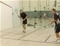 Return a serve in a game of squash - Part 4 of 11