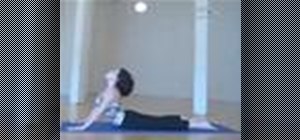 Move from standing to lying down yoga poses