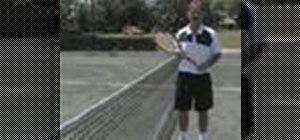 Play tennis on a grass court