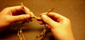 Make a simple beaded hemp anklet