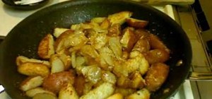 Make home fries with red potatoes