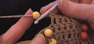 Add beads to crochet projects