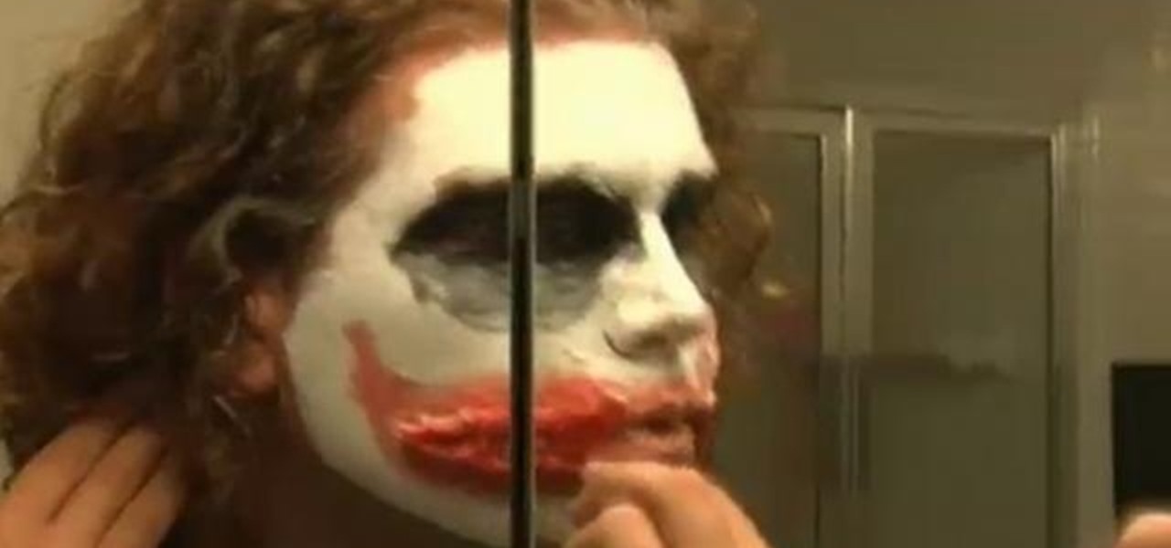 heath ledger joker makeup tutorial