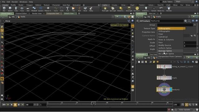 How to use ramp parameters and profile curves using Houdini