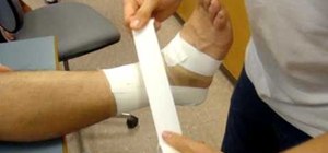 Perform an ankle tape job