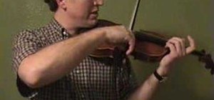 Learn slurred string crossings for the violin