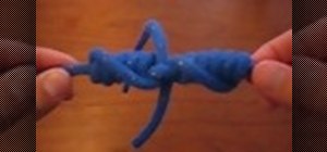 Tie the blood knot when fishing