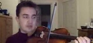 Play "Baby Now That I Found You" on the violin