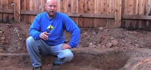 Excavate a pond and use hand tools