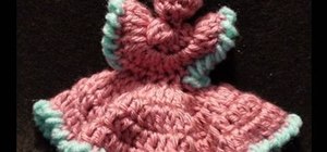 Crochet a left handed dainty angel