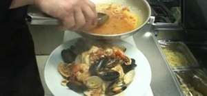 Make a seafood pasta