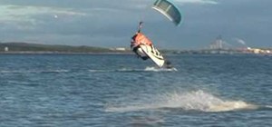Pull a kite-loop kiteboarding trick
