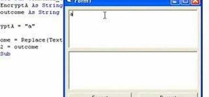 Encrypt and decrypt text in Microsoft Visual Basic 6