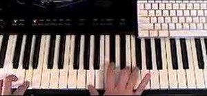 Play "Touch My Body" by Mariah Carey on the piano
