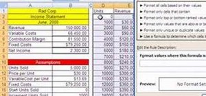 Set up and use input areas in Microsoft Excel