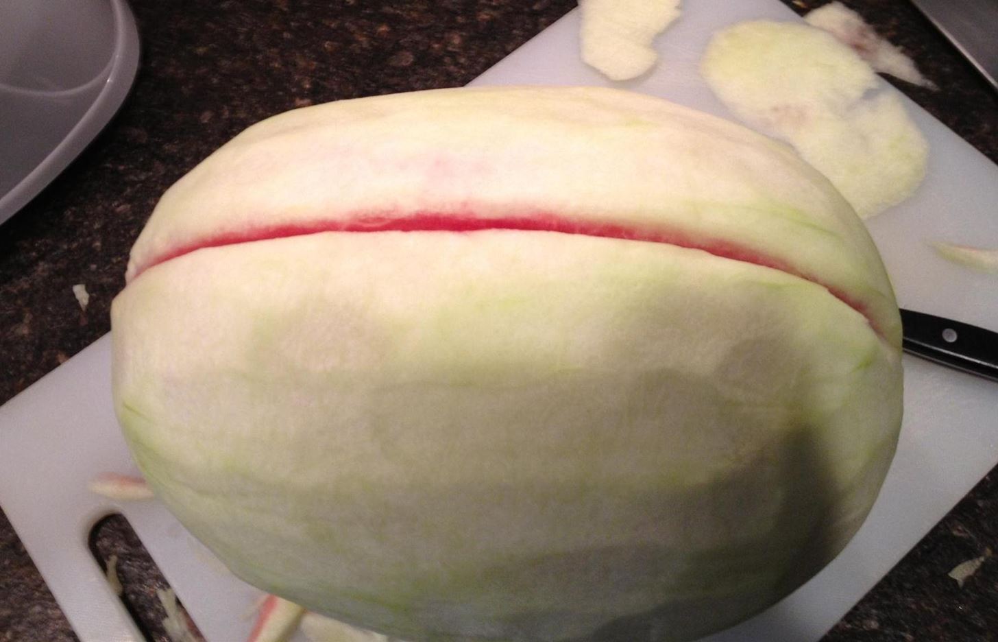 How to Carve a Tasty Watermelon Brain for Halloween
