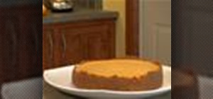 Bake a pumpkin cheesecake from scratch