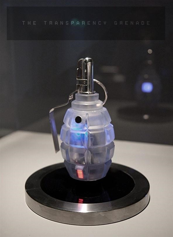 Art Meets Information Liberation with the Transparency Grenade