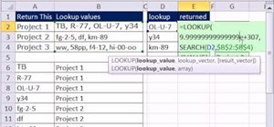 Look up an item when multiple lookup items are in a single cell in MS Excel