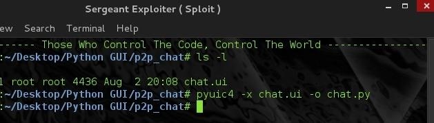 SPLOIT: How To Build a Peer to Peer Chat Application in Python ( GUI - Linux )