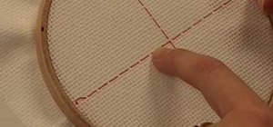 Do a simple cross stitch design