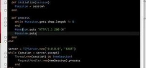 Program your own web server using Ruby on Rails
