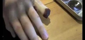 Make a realistic fake severed finger prop