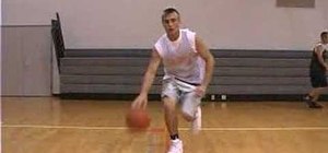 Train for basketball with one ball handling drills