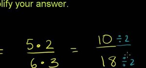 Multiply two or more fractions and simplify your answer