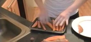Make roasted sweet potato fries