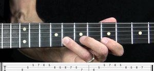 Play an Freddie King style Blues lick over the IV chord on guitar