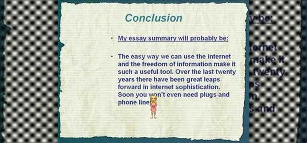 how to write a good essay conclusion