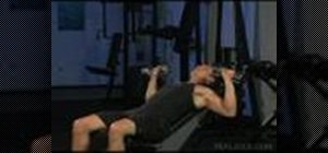 Do twisting dumbbell incline chest presses