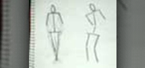 Draw a figure in motion