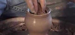 Begin making lids for wheel thrown ceramics