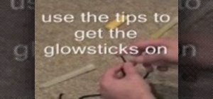 Tie glowsticks together