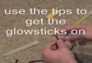 Tie glowsticks together