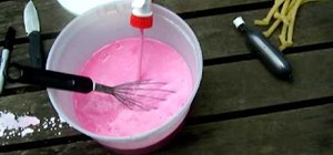 Make washable fill for your paintball grenade