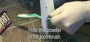 Pull the bloody toothbrush prank with food coloring on a roommate