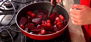 Cook roasted balsamic-honey glazed carrots & beets