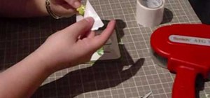Make a ladybug embellished notepad holder for spring