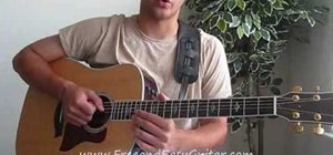 Play "Epiphany" by Staind on acoustic guitar