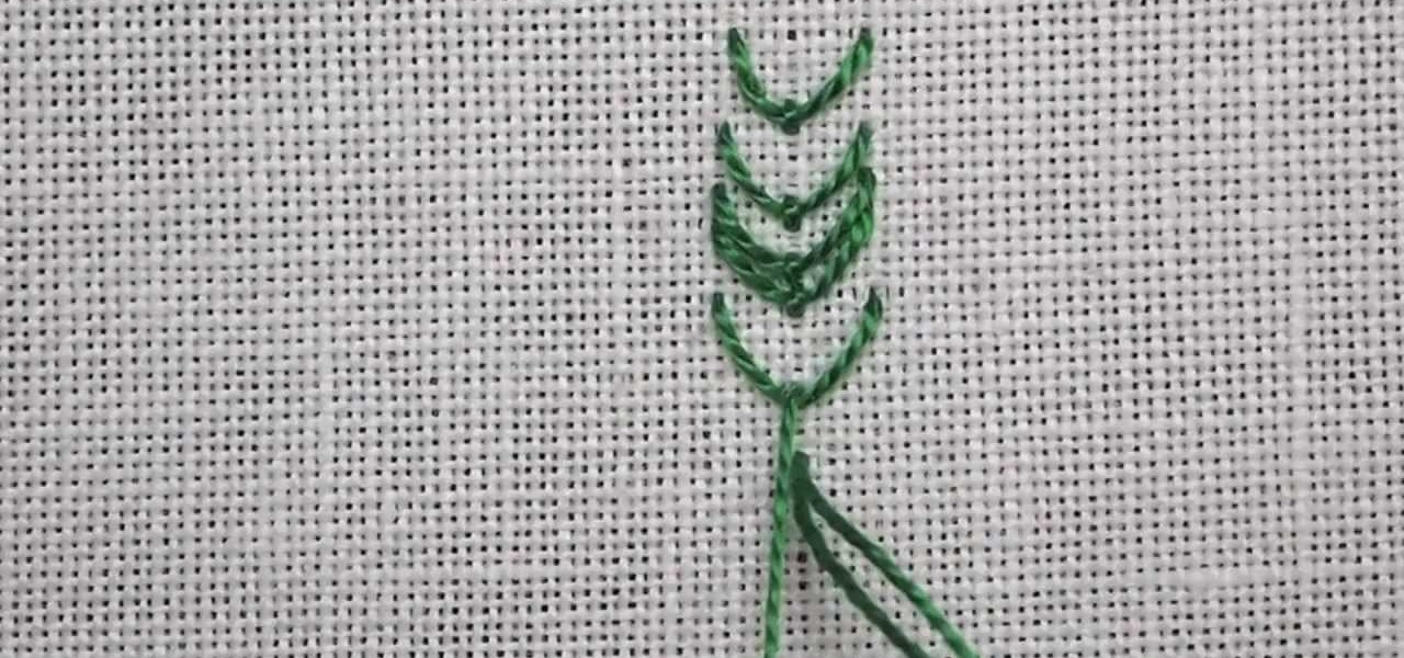 Do the Vertical Fly Stitch